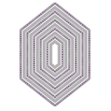 Sizzix Framelits - Stacey Park / Reversed Belinda Stitched Hexagons